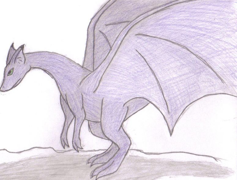 Mama - By Midnight Dire Wolf
Umm... remember the cutesy bat/dragon thingies in my fairy pic? This is their mom. I'd hate to mess with her.
