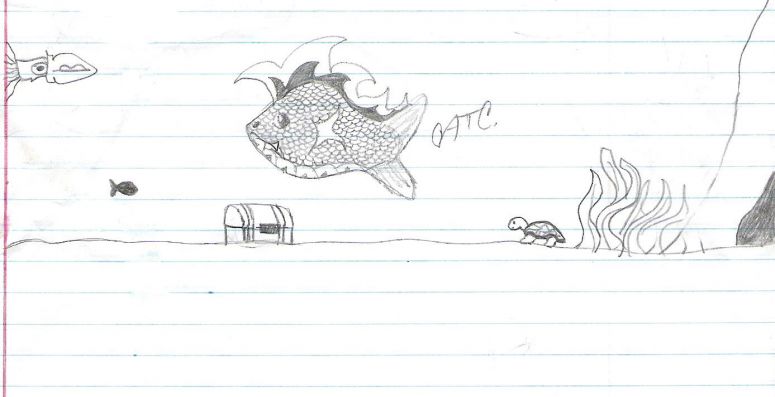 Dragon Fish - By CatC
This is an old doodle I did....hope ya like it!
Keywords: Chimera Water