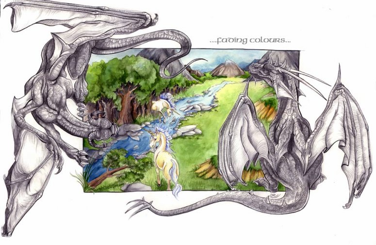 Fading Colours - cyan_Blutgeissel
watercolours and pencil
