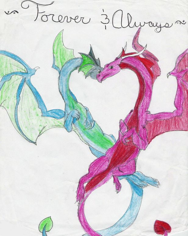 Forever and Always - By CatC
01/18/07
I was searching for a pic to practice from on scale and proportions and I found this one, so this is my version of it. Hope ya like it!:)! Though for some reason I can't find the original one, so if you know what it is just tell me.
