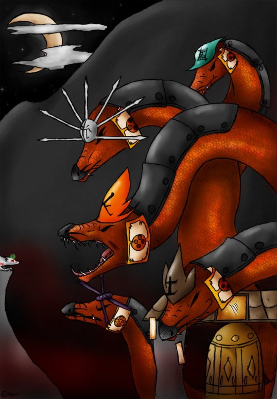 Orochi - By Aiolos
And I return to you (sort of) with Orochi! Praise him! He's from Okami, by the way. 
