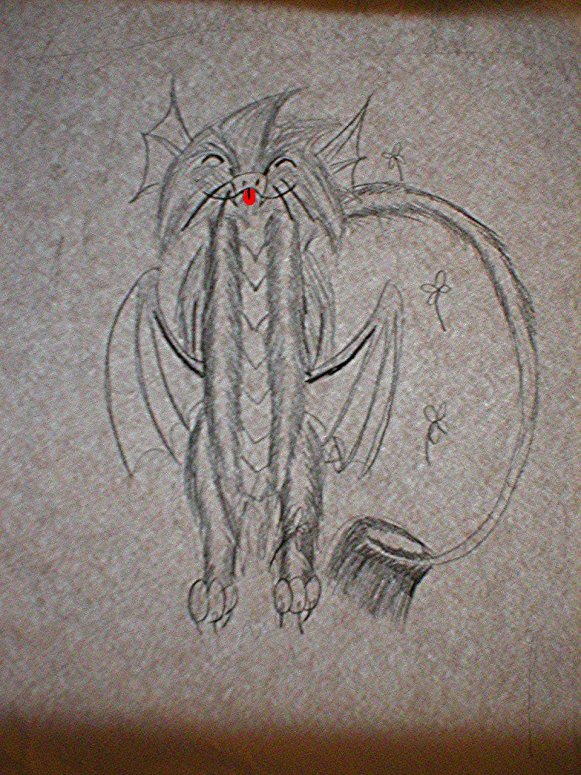 Fuzz Dragon - By Dragonfire
I drew this on vacation... I was bored...FUZZ!
