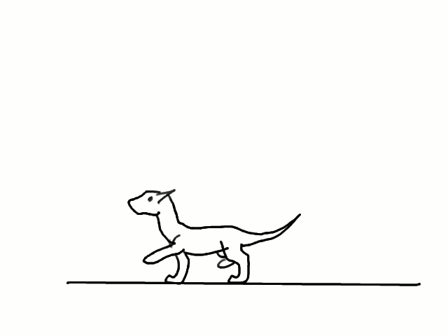 By Dragonfire
A quick animation.  Just to trying to animate walking.  The heads kinda funky but I was really just concentrating on getting the legs right.  I'm still working on it.
Keywords: Animation