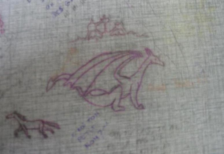 By The Lonely Dragon
Here are some pictures I made on the tables and on the walls at school. Another picture I made on my table. Other students love it!
