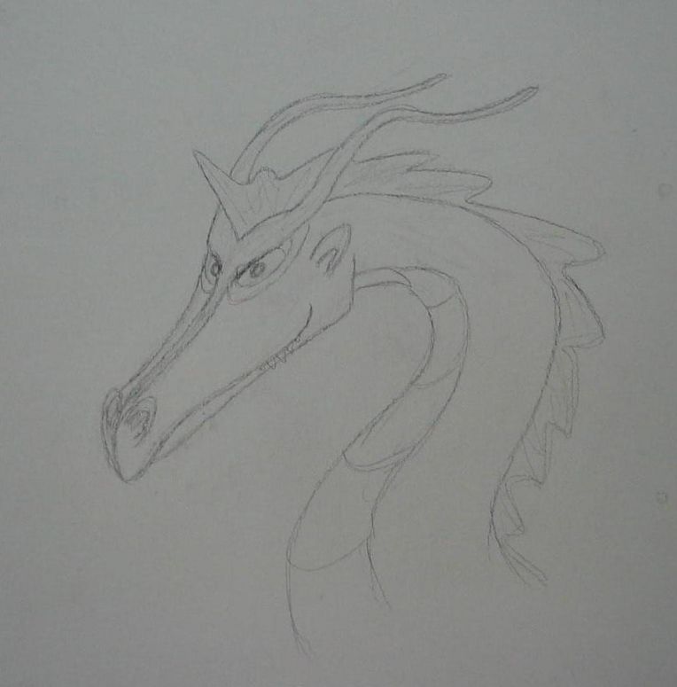 By The Lonely Dragon
Here are some pictures I made on the tables and on the walls at school. I drew this on the wall of an unused classroom.
Keywords: Head