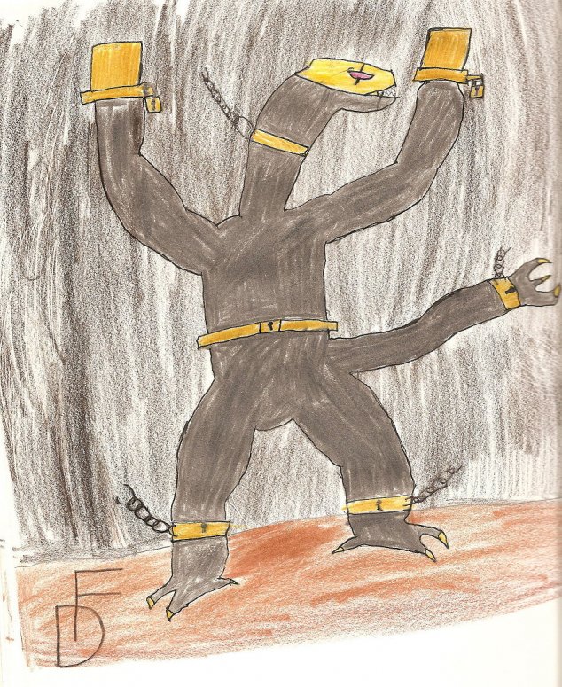 Prisoner of War - By Draykar
This is me after I've been captured by trolls.  They'll pay soon!
