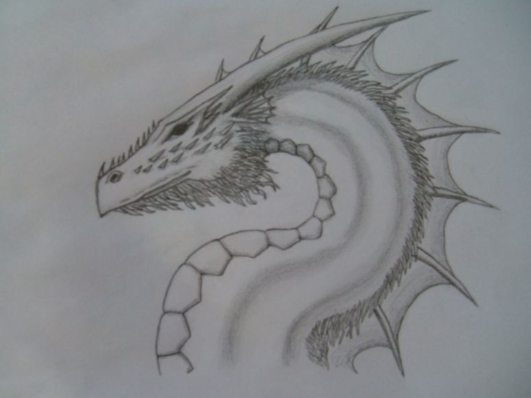 Side dragon - By Samantha77
I tried to make him as cute as I could, it actually started out as a quick experimental sketch.
Keywords: Head