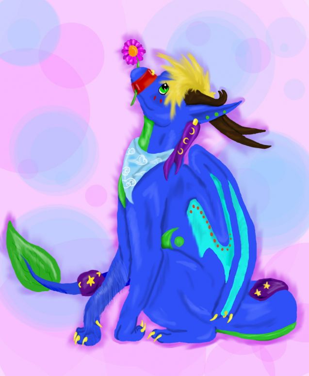 By Babydrgn
Oh my, look at how obnoxious that background is. Zakelo likes girly colors and flowers. don't judge him! xD
