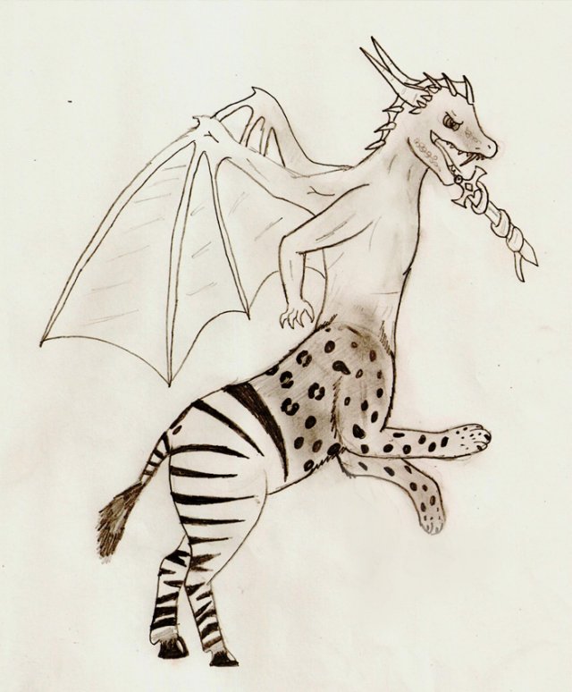 What is that thing?!?! - By babydrgn
A disproportioned thingy!...dont ask i was bored (no skill included).
Keywords: Chimera